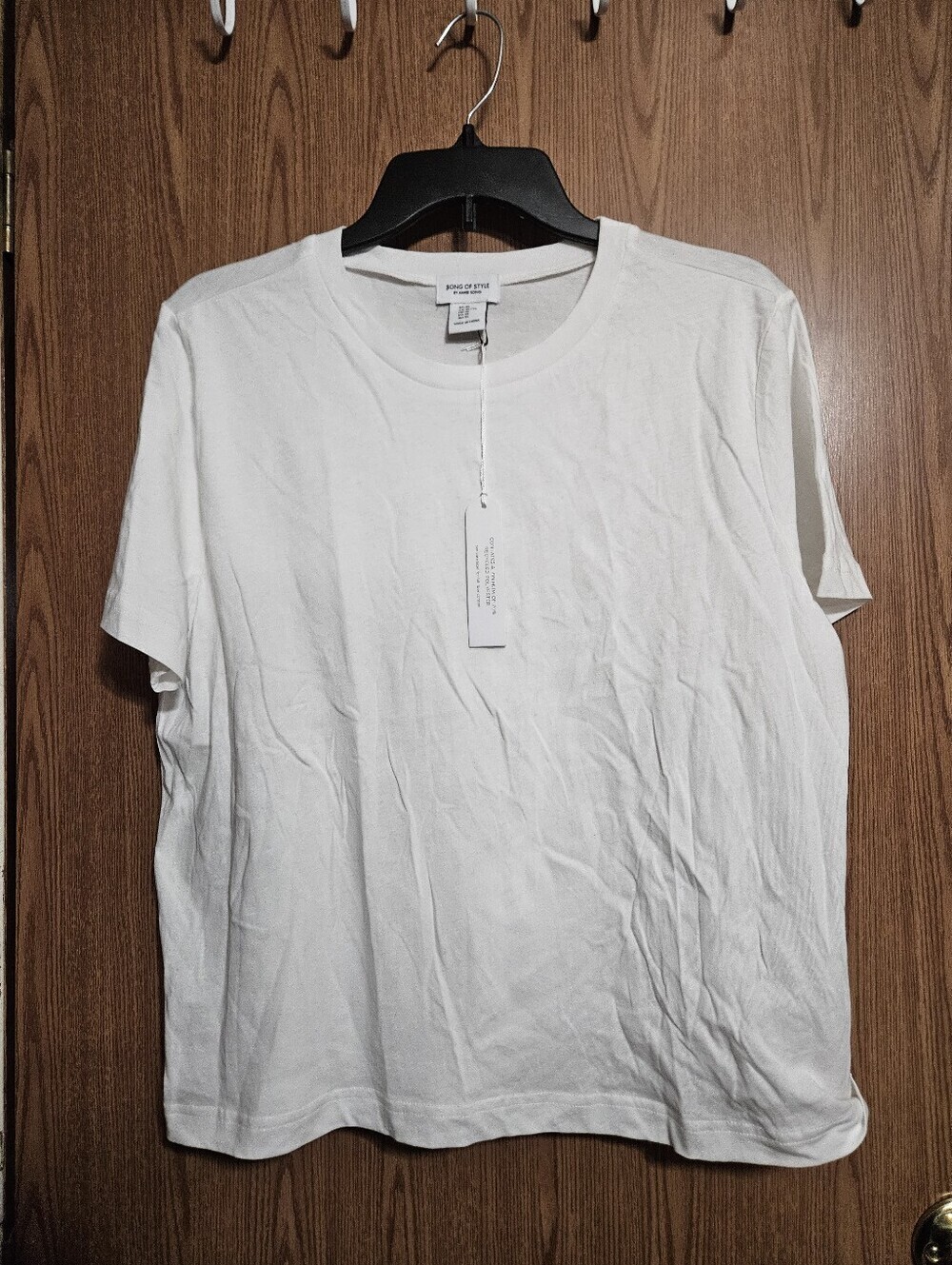 Song Of Style Plain White Tee 100% Cotton New Classy Cropped Size XL!